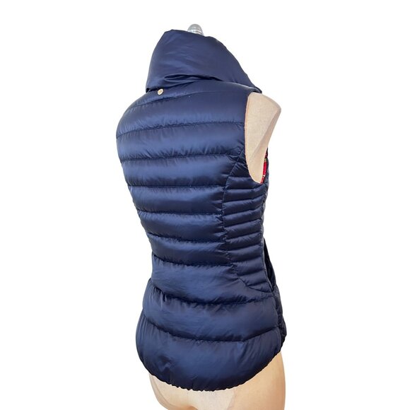 Lilly Pulitzer Packable Allie Vest Midnight Navy Small Down filled - Picture 4 of 5